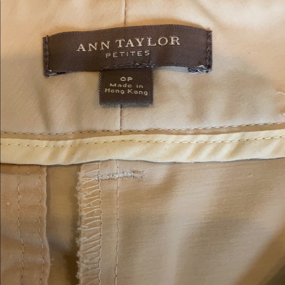 Ann Taylor Cream Dress Pants - Picture 3 of 4